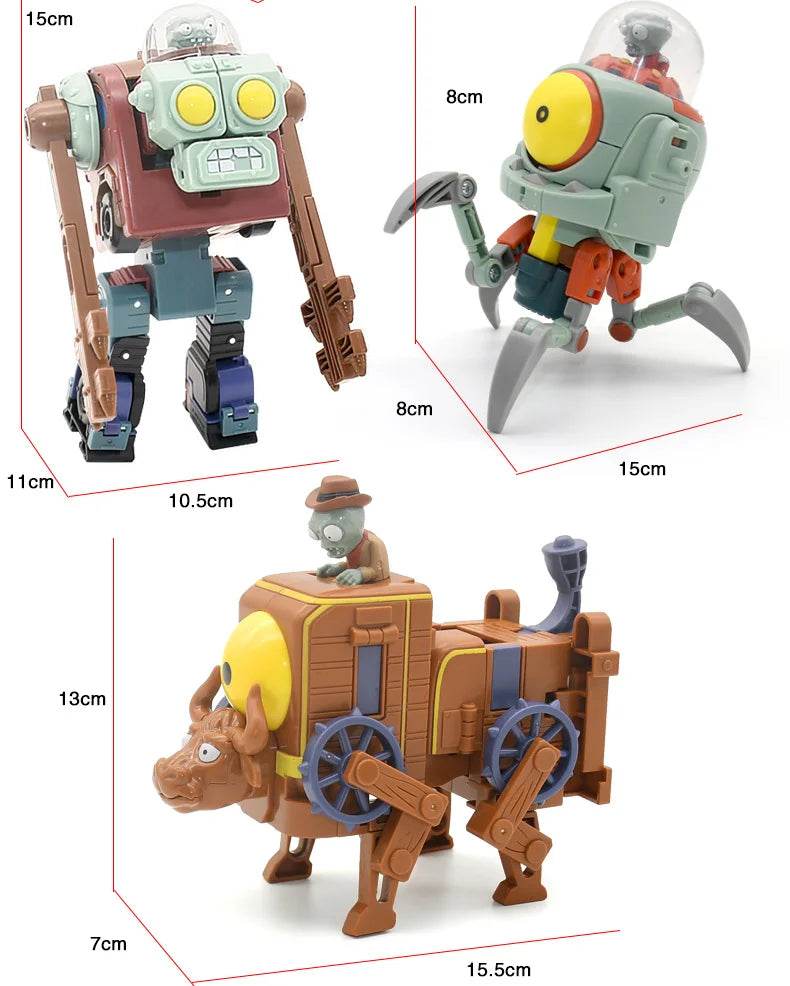 Plants vs. Zombies Boss Robot Melon-pult Chomper Doll Set - ToylandEU