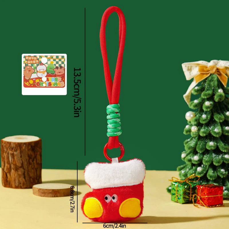 Christmas Plush Ornament | Santa Claus Snowman | Soft Touch Design