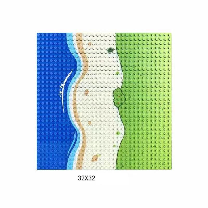 Classic Base Plates | 32X32 And 16X16 Sizes | DIY Compatible Bricks | Gift Set