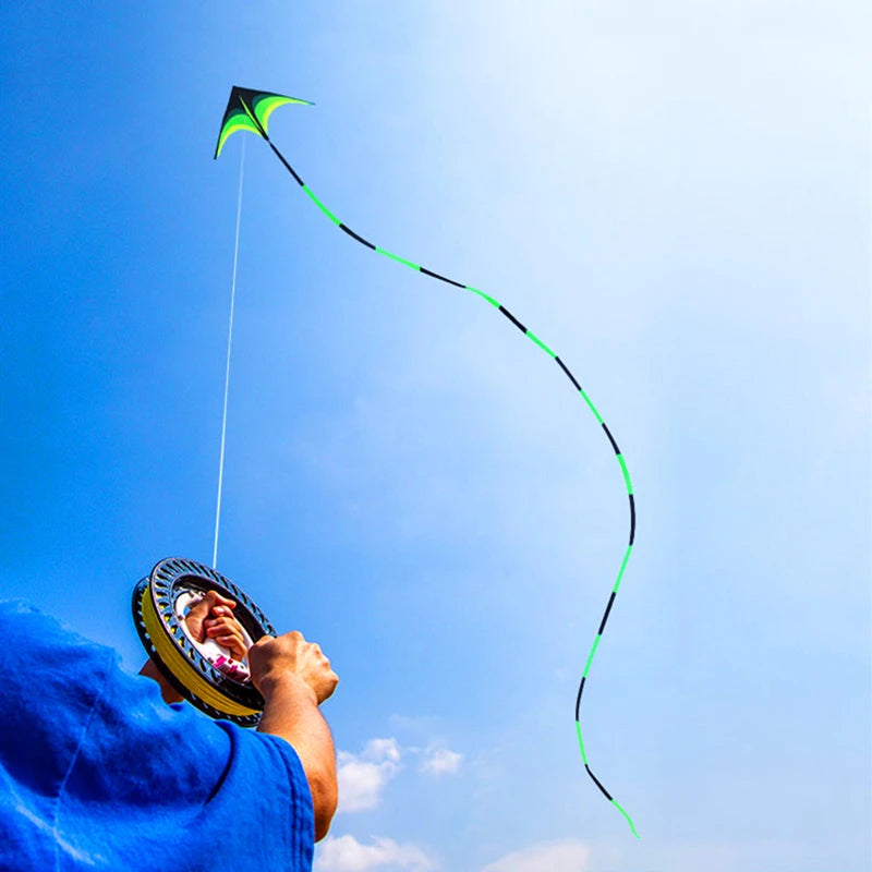 Kite | Giant Delta Kite | Resin Rod Frame | Includes Handle And Line
