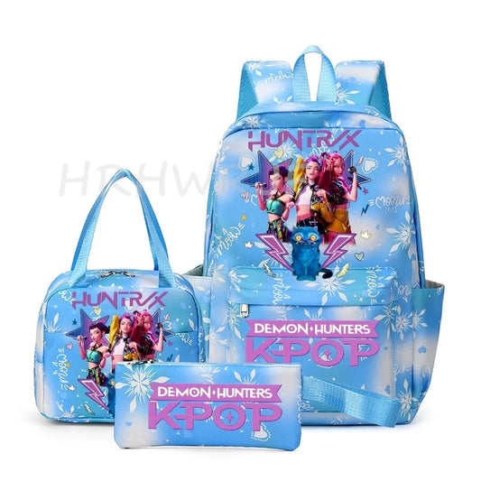 KPop Demon Hunters Backpack | Softback | Large Capacity 15 Liters | Unisex Travel Student Laptop Bag
