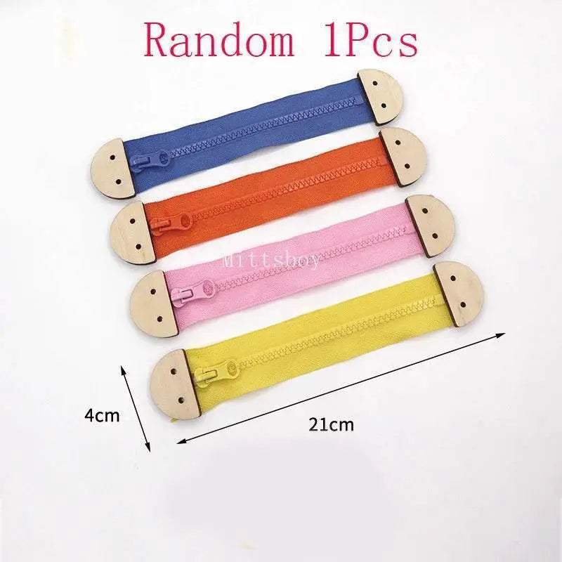 Busy Board Accessories Montessori Wooden Toy with Key Lock Switch Slides and Paillette Educational Early Learning Toy - ToylandEU