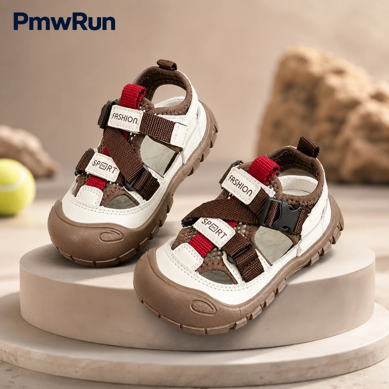 Kids Sandals | PU Leather | Hollow Out Design | 4-6Y