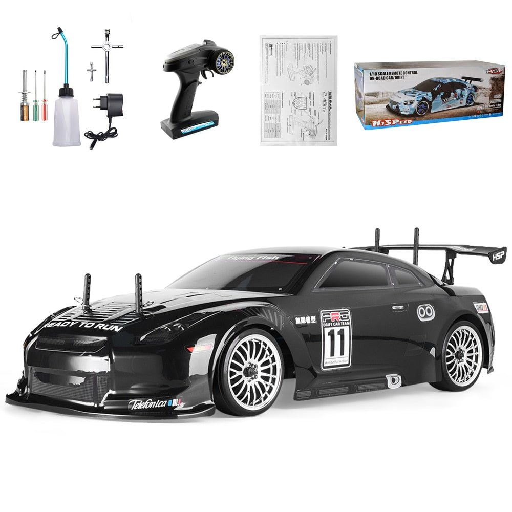 High Speed HSP 1:10 Scale Nitro Gas Drift RC Racing Car with Two Speed 4wd Power Toyland EU