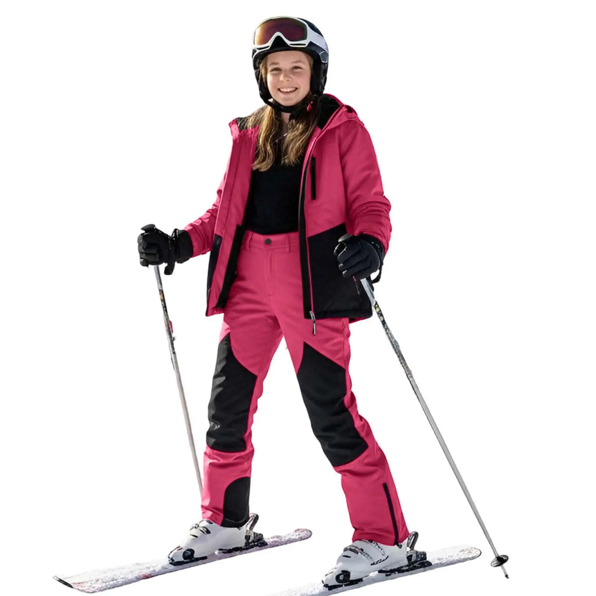 Girls Snow Pants | Waterproof Insulated | Fleece Thermal Inner | Youth Sizes
