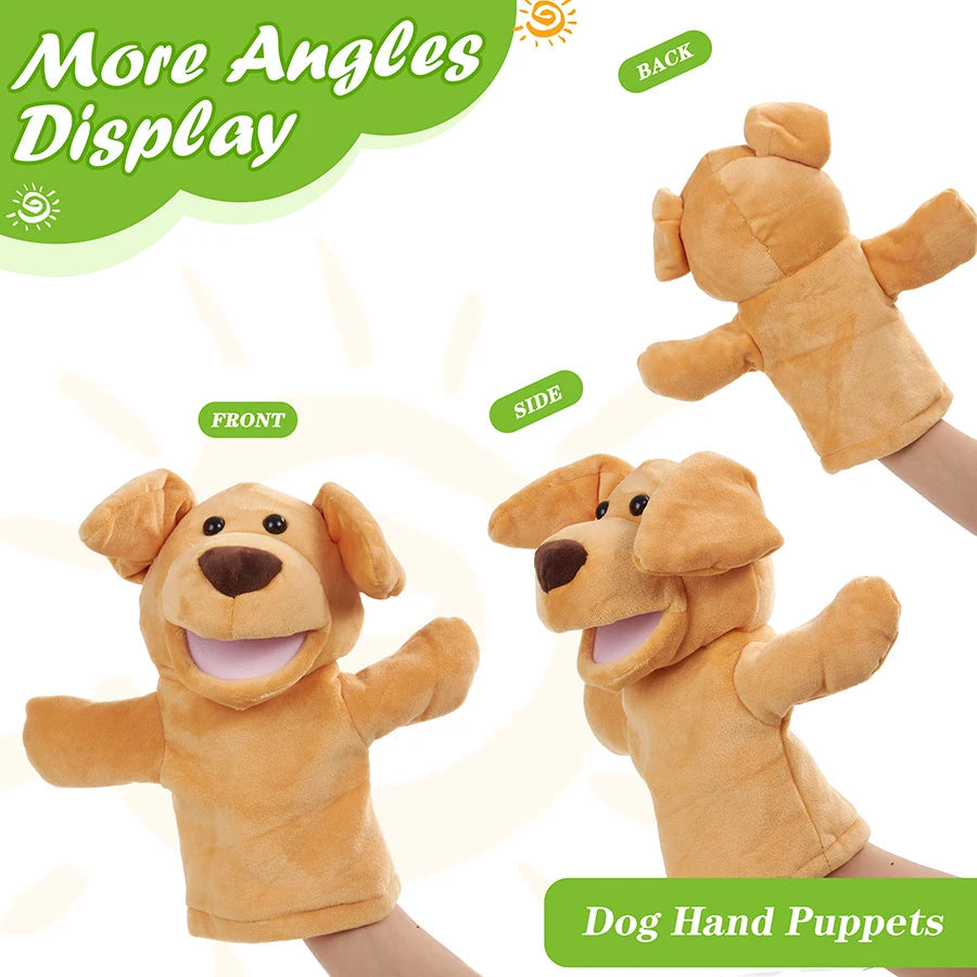 Kawaii Puppy Hand Puppet Plush Toy - ToylandEU
