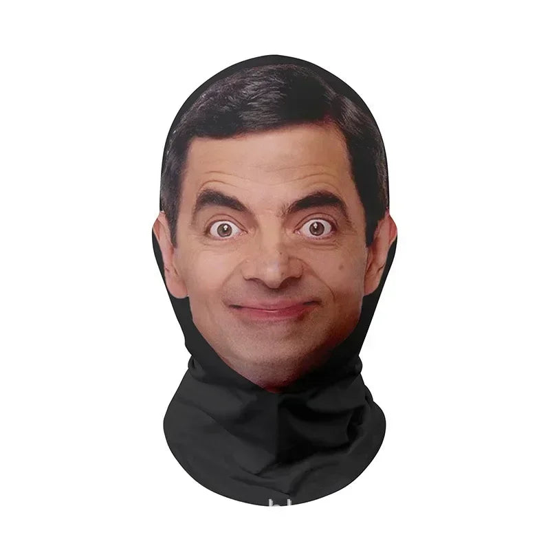 Cosplay Mask | 3D Printed Realistic Face | Stretch Mesh | One Size