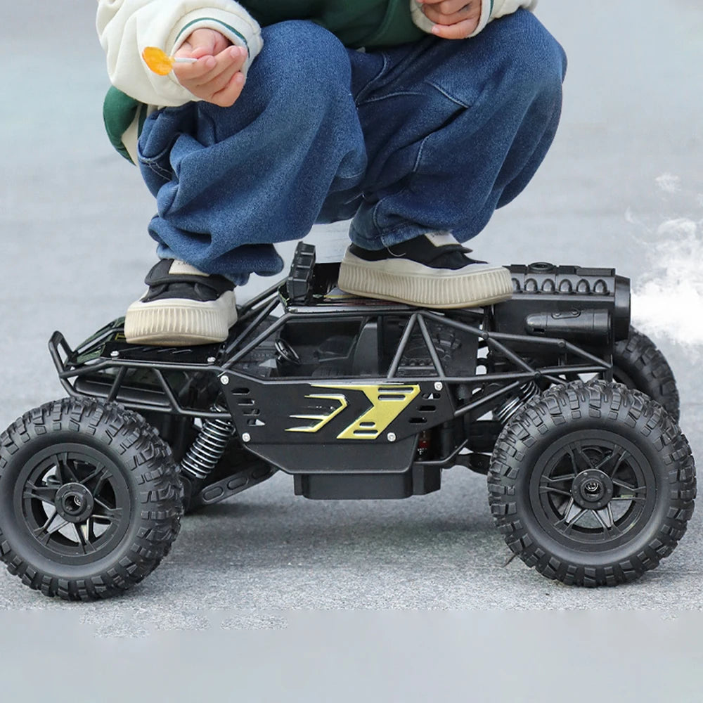 4x4 RC Car With LED Lights 2.4G Remote Controller Pro