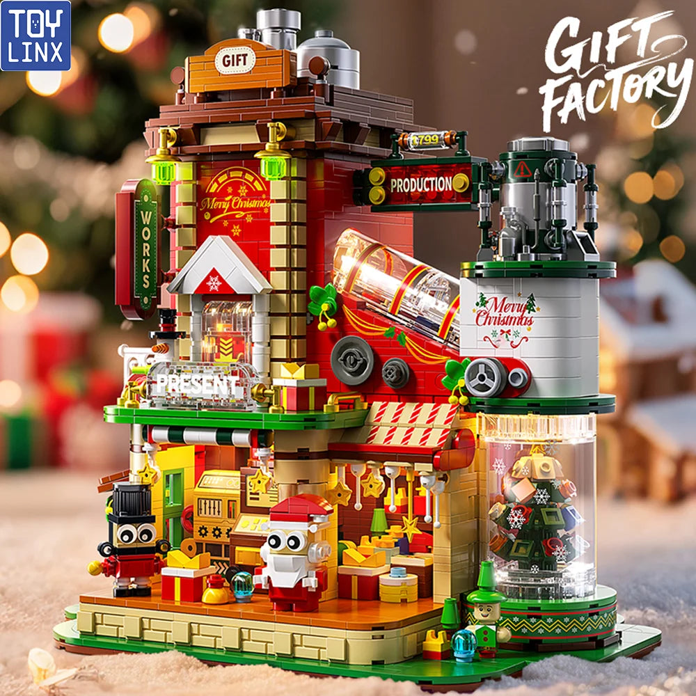 Building Block Set | 2782 Pieces | LED Light Included | Christmas Ornaments