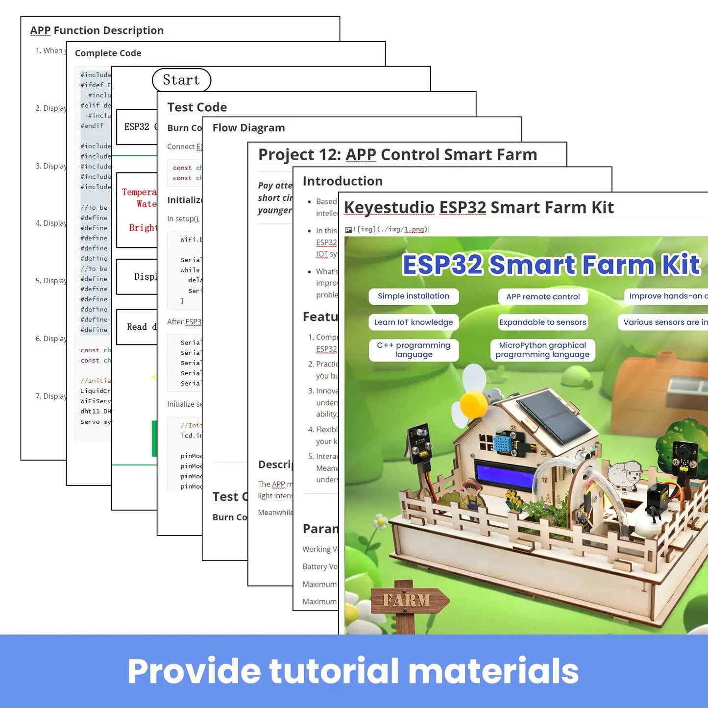 Keyestudio ESP32 Smart Farm Kit IOT Kit With ESP32 Board For Arduino Scratch 3.0 Graphical Programming DIY Smart Starter Kit - ToylandEU
