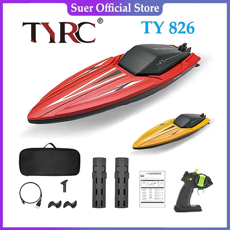 TYRC Boat TY826 Mini RC Jet Boat with Remote Control Water Jet - ToylandEU