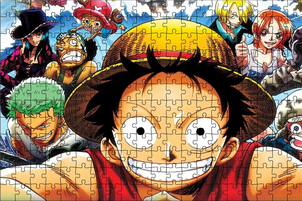 Jigsaw Puzzle | 1000 Pieces | One Piece Anime Theme | Luffy Zoro