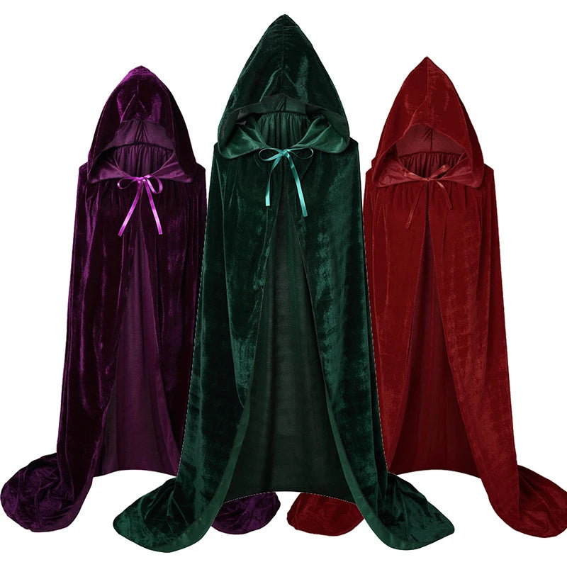 Sanderson Sisters Hooded Cloak - Hocus Pocus Cosplay Costume for All Ages