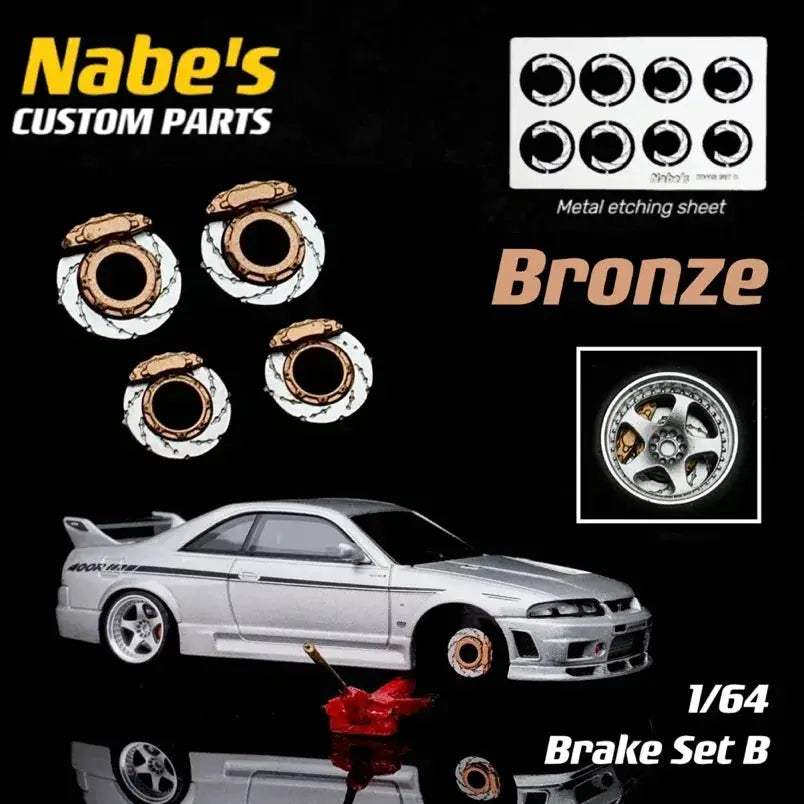 Premium Diecast Wheels And Brakes For Luxury Model Cars - ToylandEU