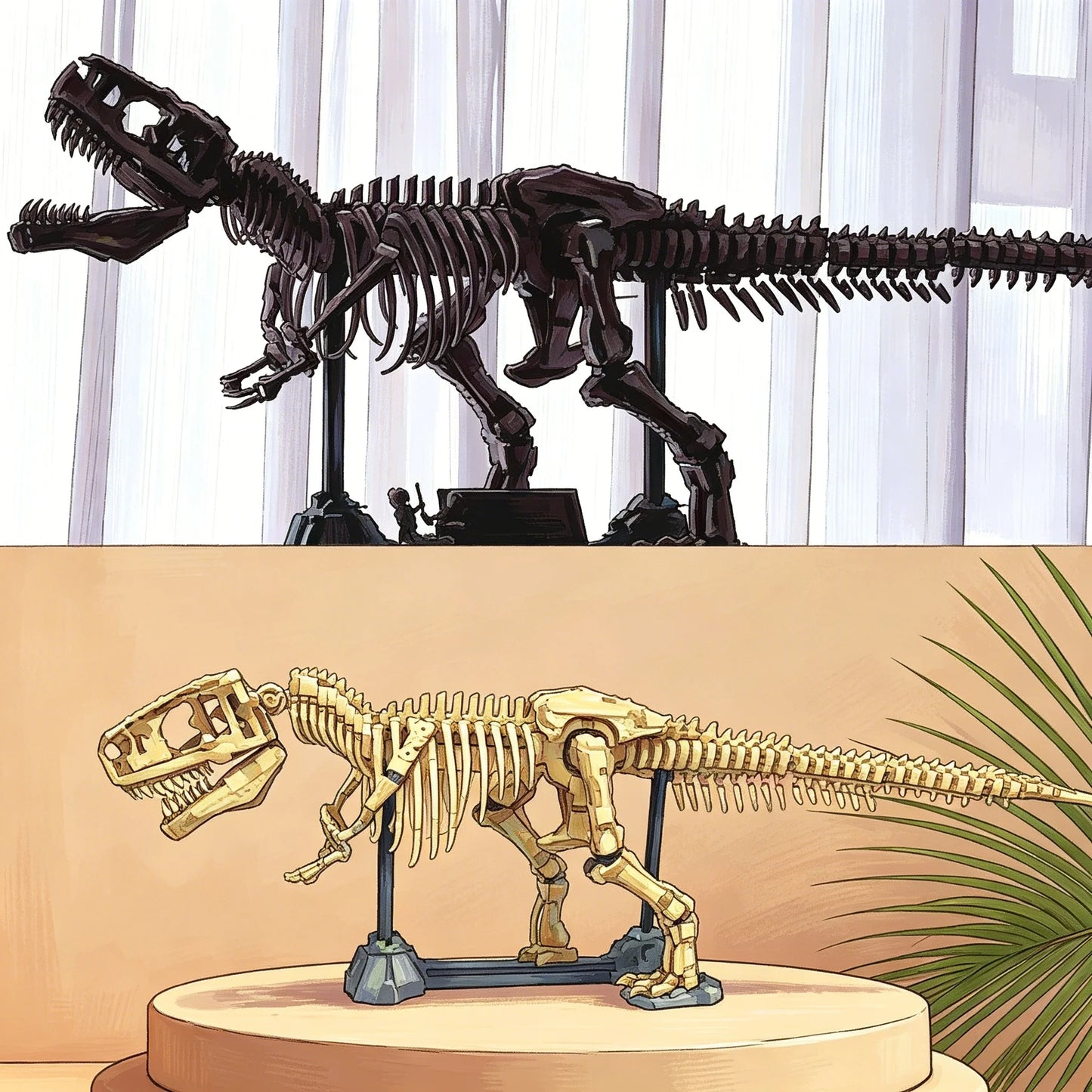 Dinosaur Building Block Set | 3145 Pieces | T-Rex Skeleton Model | Gift for Kids