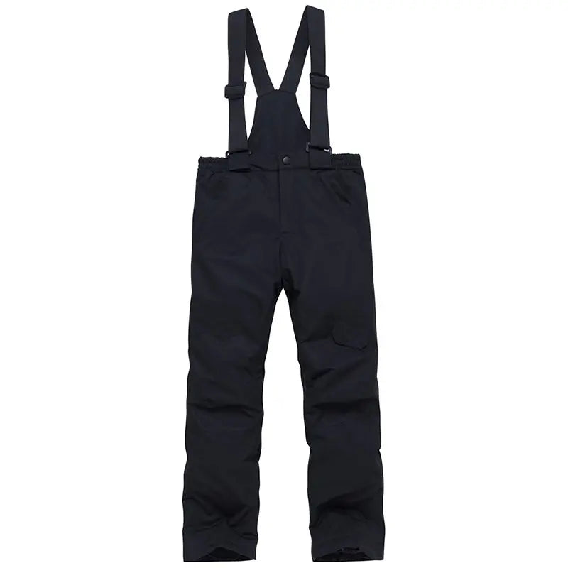 Children's Ski Bibs | Cotton Fabric | Windproof Fit | Youth Sizing