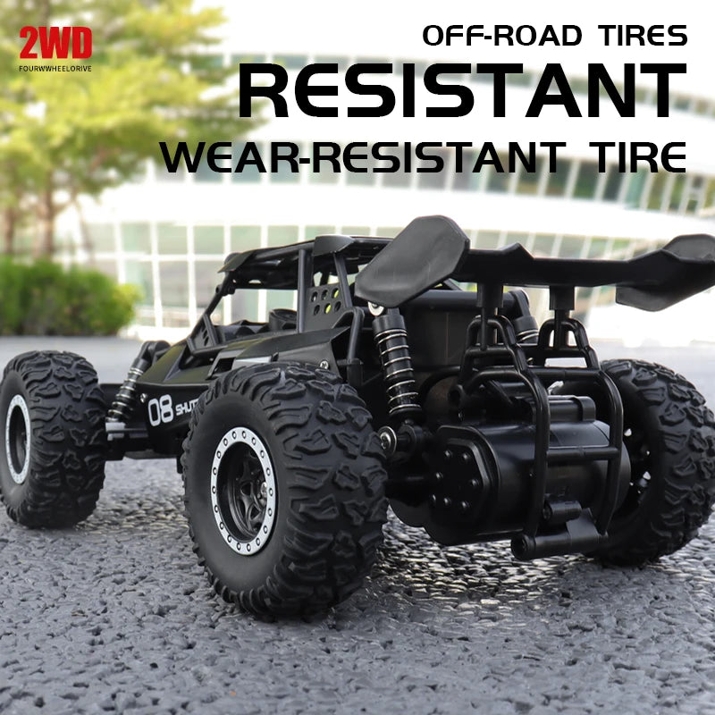 LED Lights RC Car 2WD Off Road Remote Control Vehicle
