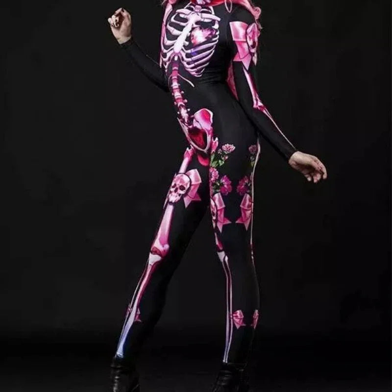 Unisex Skeleton Costume: Spooky Costume for Kids & Adults Fun