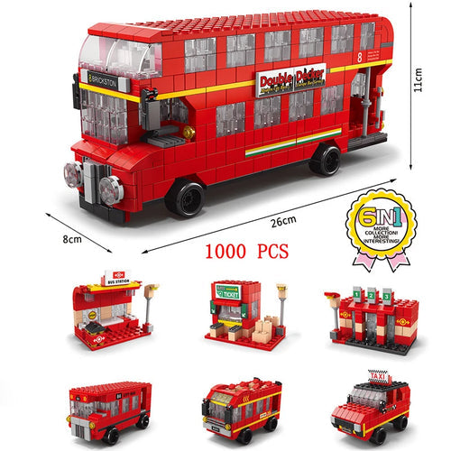 Double Decker London Bus Building Blocks Set ToylandEU.com Toyland EU