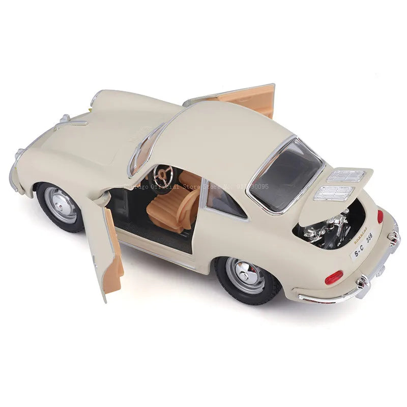 Diecast Car Model | Porsche 356B Coupe 1961 | 1:24 Scale | Alloy