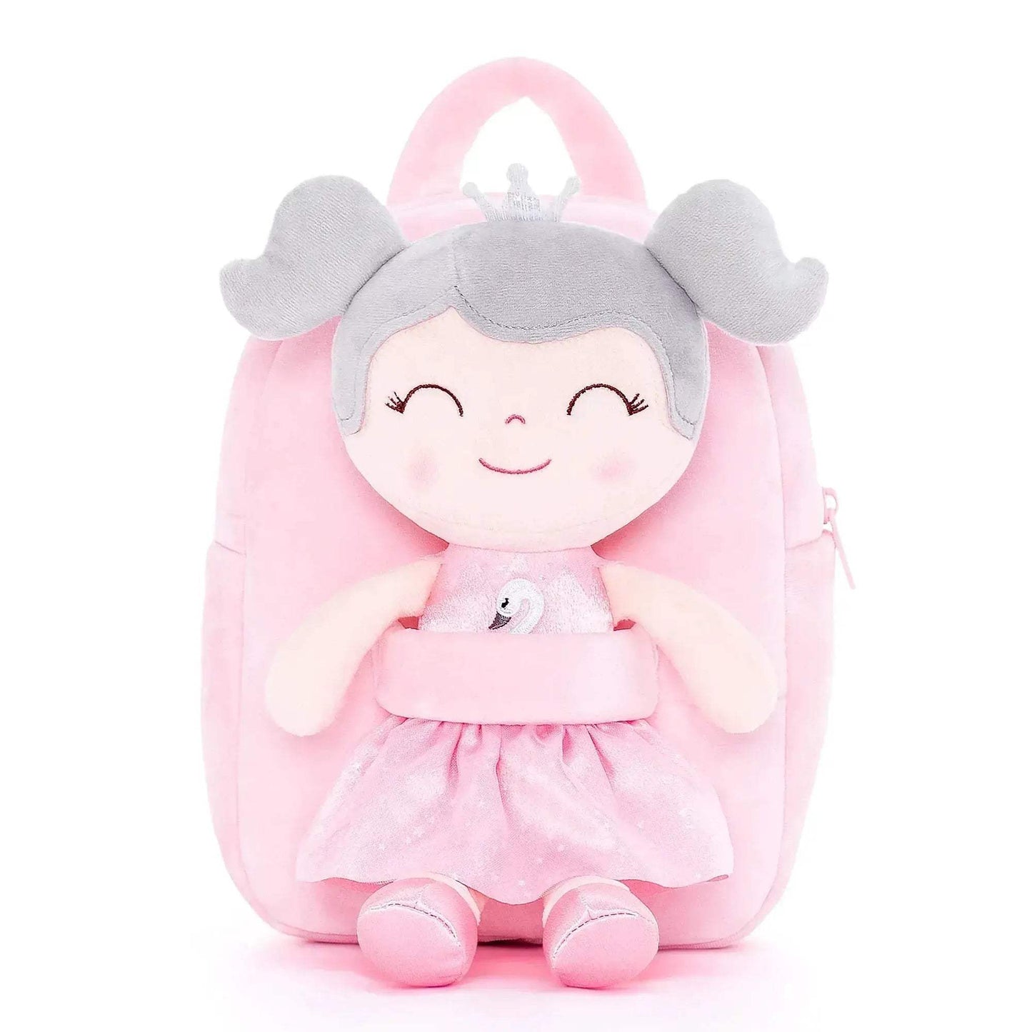 Gloveleya Plush Backpack for Baby Girls and Toddlers with Stuffed Doll Design - ToylandEU