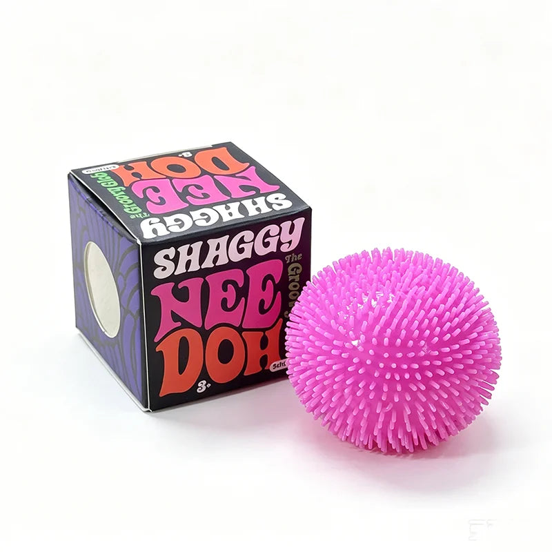 Mini Fuzz Fidget Balls | 3 Pack Multicolor | Anti Stress Sensory | For Teens