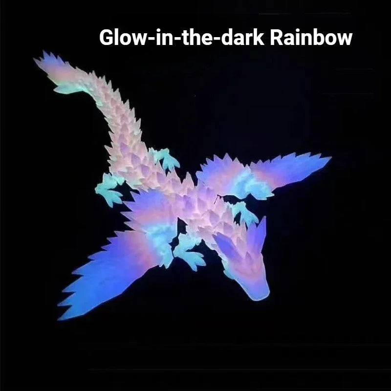 Dragon 3D Printed Movable Wings Articulated Fidget Toy For Desk - ToylandEU