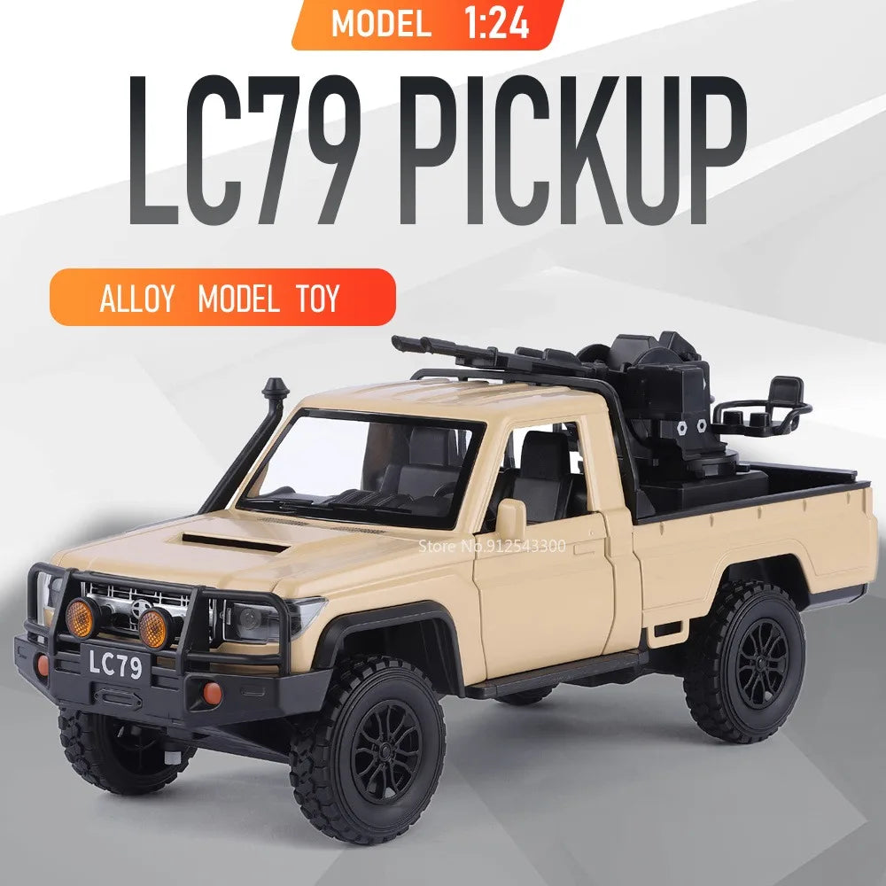 Rmz City Tundra Model Car | 1 24 Scale Pull Back | Sound Light Doors Open