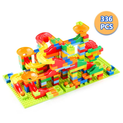 Marble Run Maze Ball Track Building Blocks Set - 504PCS AliExpress Toyland EU