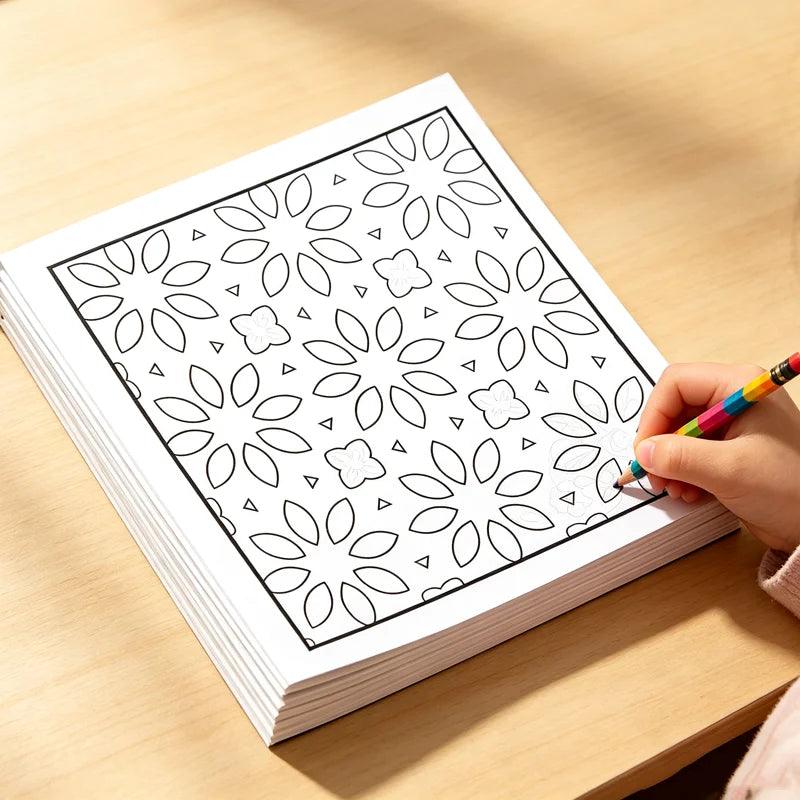 Adult Coloring Book | Geometric Patterns | Toylandeu™