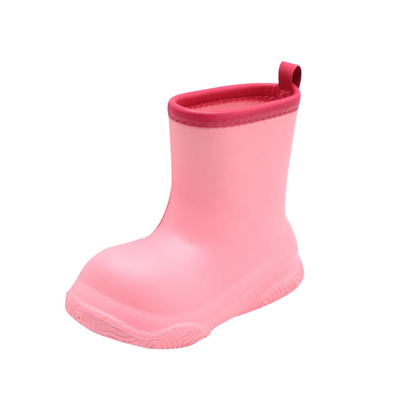 Kids Rain Boots | Waterproof | Eva Soft Sole | Boys Girls Ages 4-6