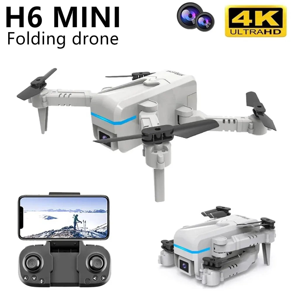 H6 Drone 4K Mini Dron Quadcopter With Camera Dual Drone With Camera Toyland EU