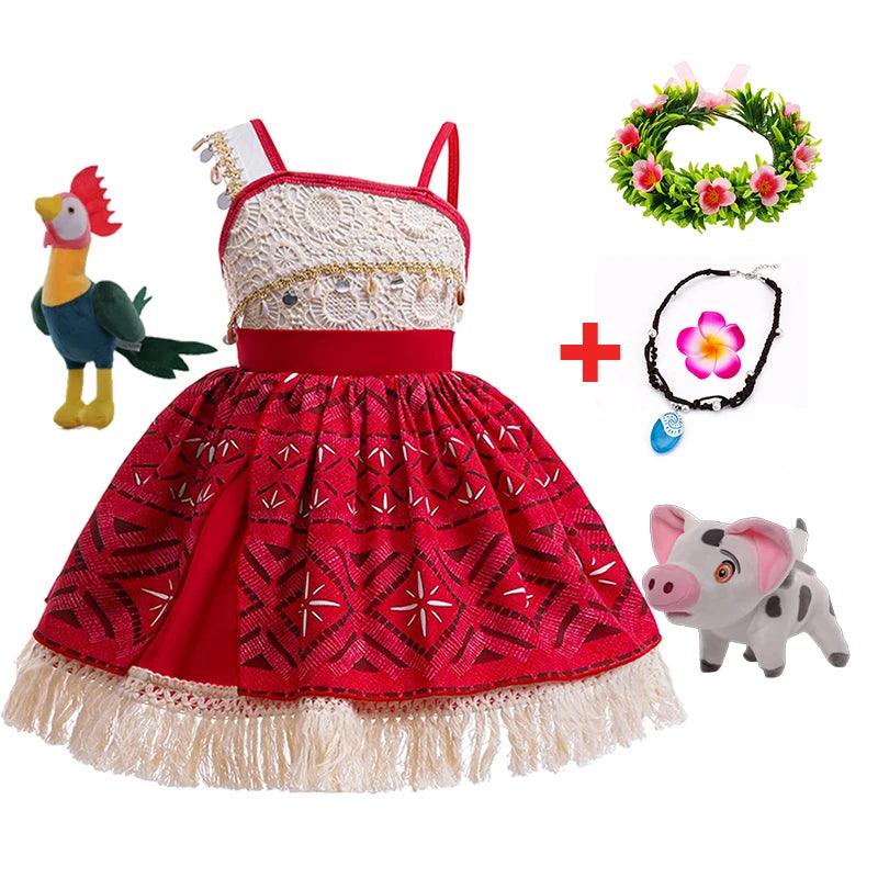 Moana Girls Costume | Ankle Length Dress | Toylandeu™