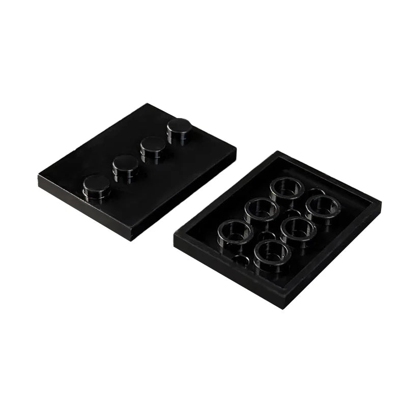 3x4 Dots Base Plate | With Knobs | City Figures Display | Compatible With Lego