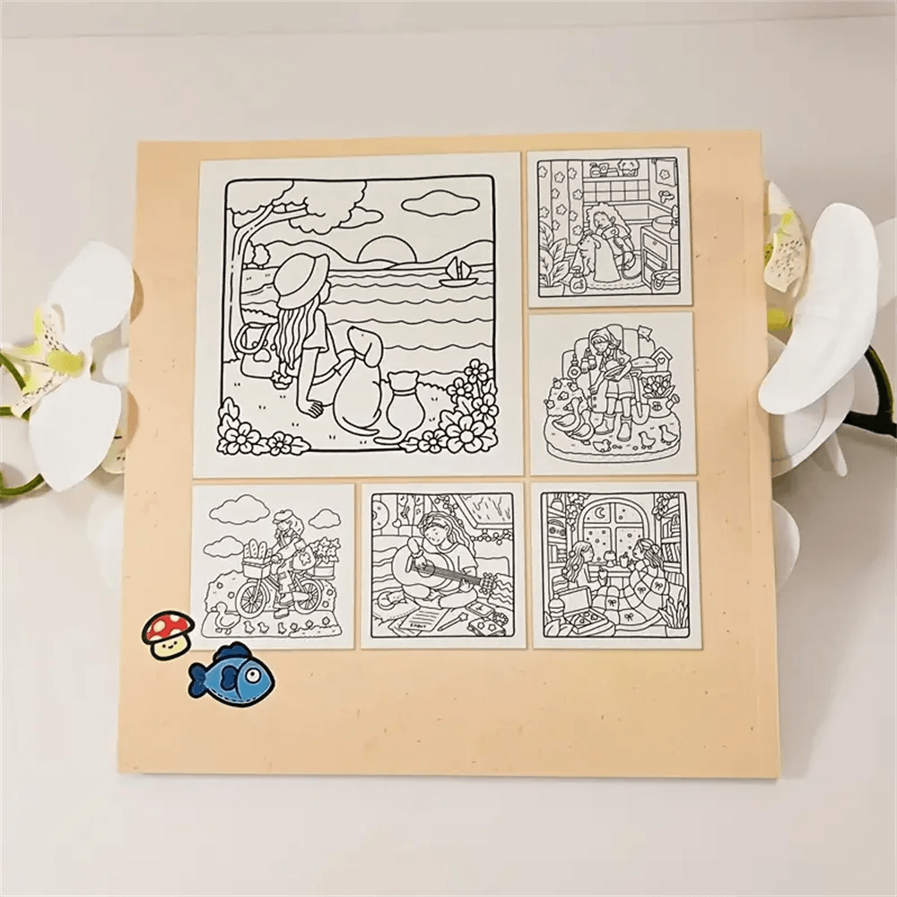 Adult Coloring Book | Cozy Spaces | Toylandeu™