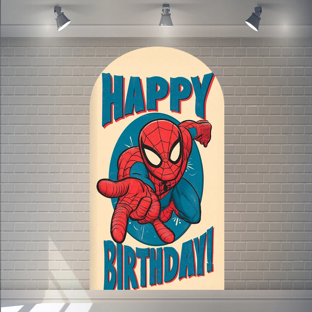 Photography Backdrop | SpiderMan Theme | Custom HD Print | Sizes