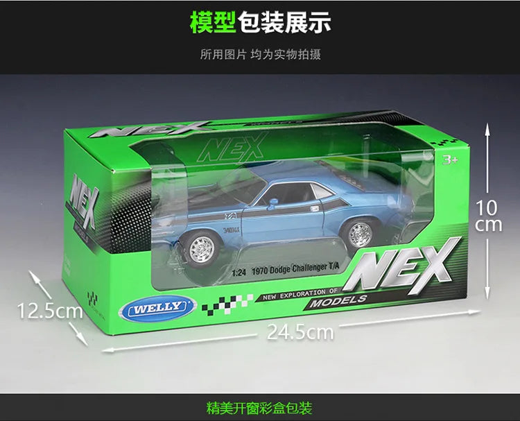 Diecast Car Model | 1:24 Scale | Dodge Challenger TA 1970 | Alloy Body