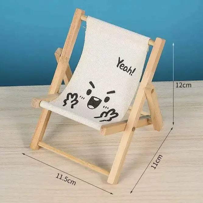 Labubu Outfit: Sunny Beach Chair Mini Lounge for Dolls - ToylandEU