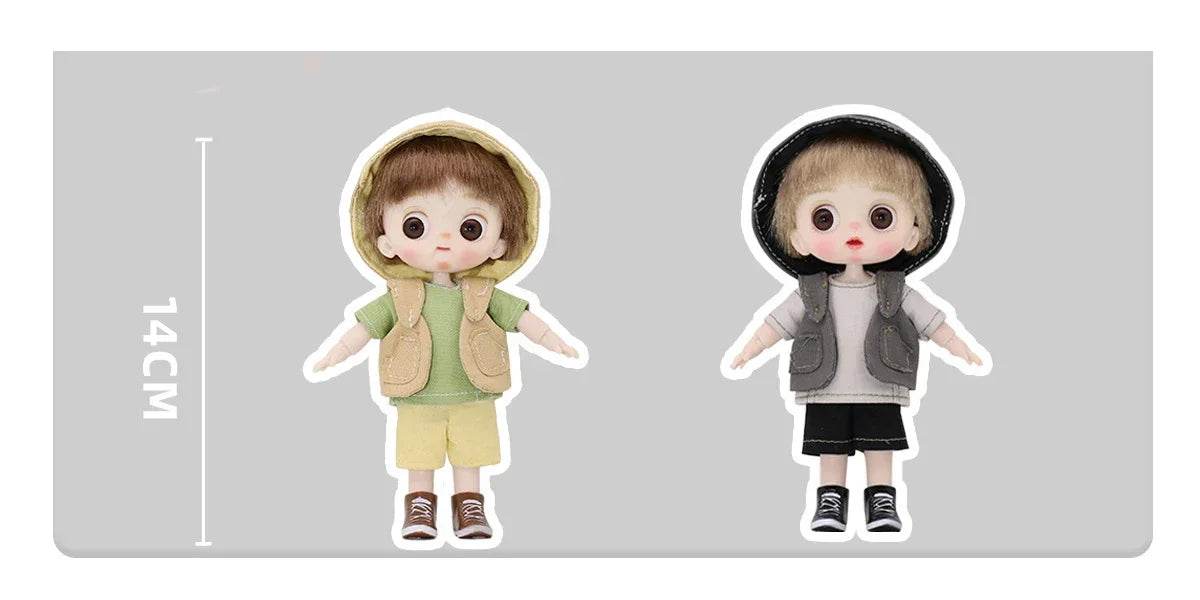 Ob11 Bjd Doll Boy Pig Face Piggy Ball-jointed Mini Doll Gift - ToylandEU