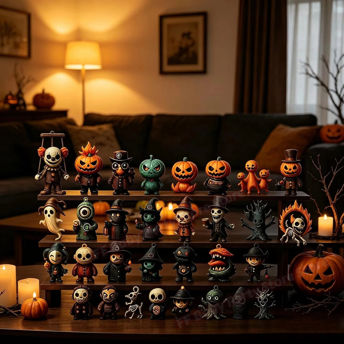 Halloween Advent Calendar | 2026 31 Nights Of Fright | 3D Mini Spooky Figurines | Countdown Party Gift