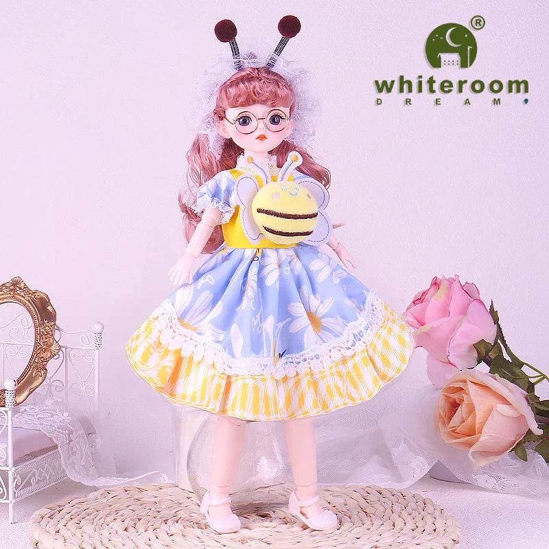 30cm Dolls For Girl Dolls 1/6 Starry Grey Blue Eyes Fashion - ToylandEU