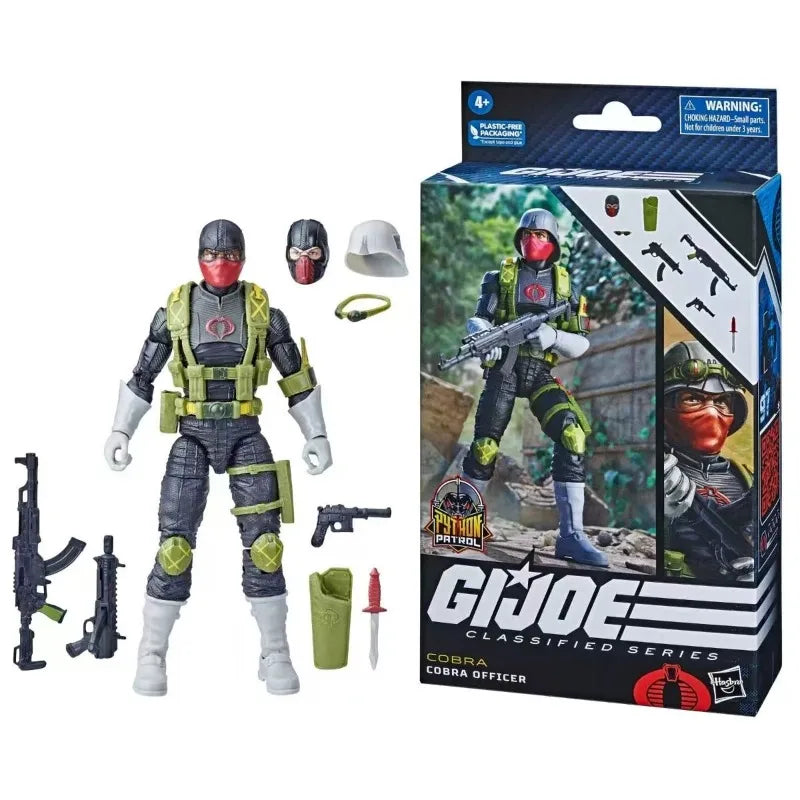G.I. Joe Classified Action Figure | 6 Inch Scale | Vinyl Body | Cobra Officer