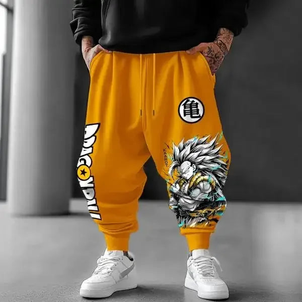 Joggers | Dragon Ball Goku 3D Print | Quick Dry | Unisex All Sizes