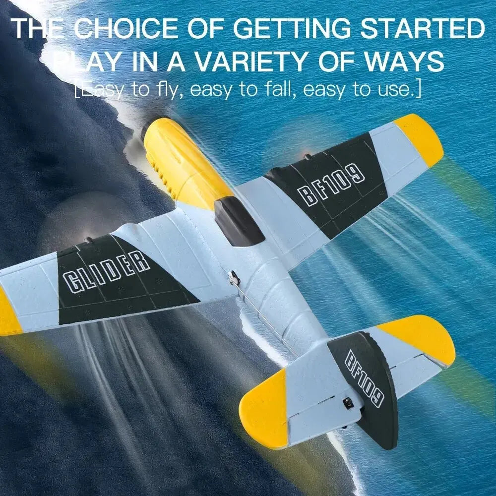 BF109 RC Plane 2.4G 3CH EPP Foam Remote Control Fighter Fixed Wingspan