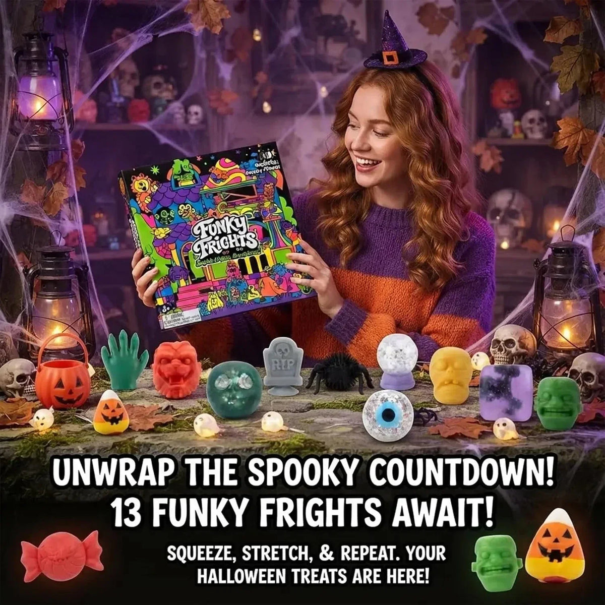 Advent Calendar | 2026 Surprise Box Fidget Dolls | 3D PVC Stress Relief Countdown | Holiday Gift