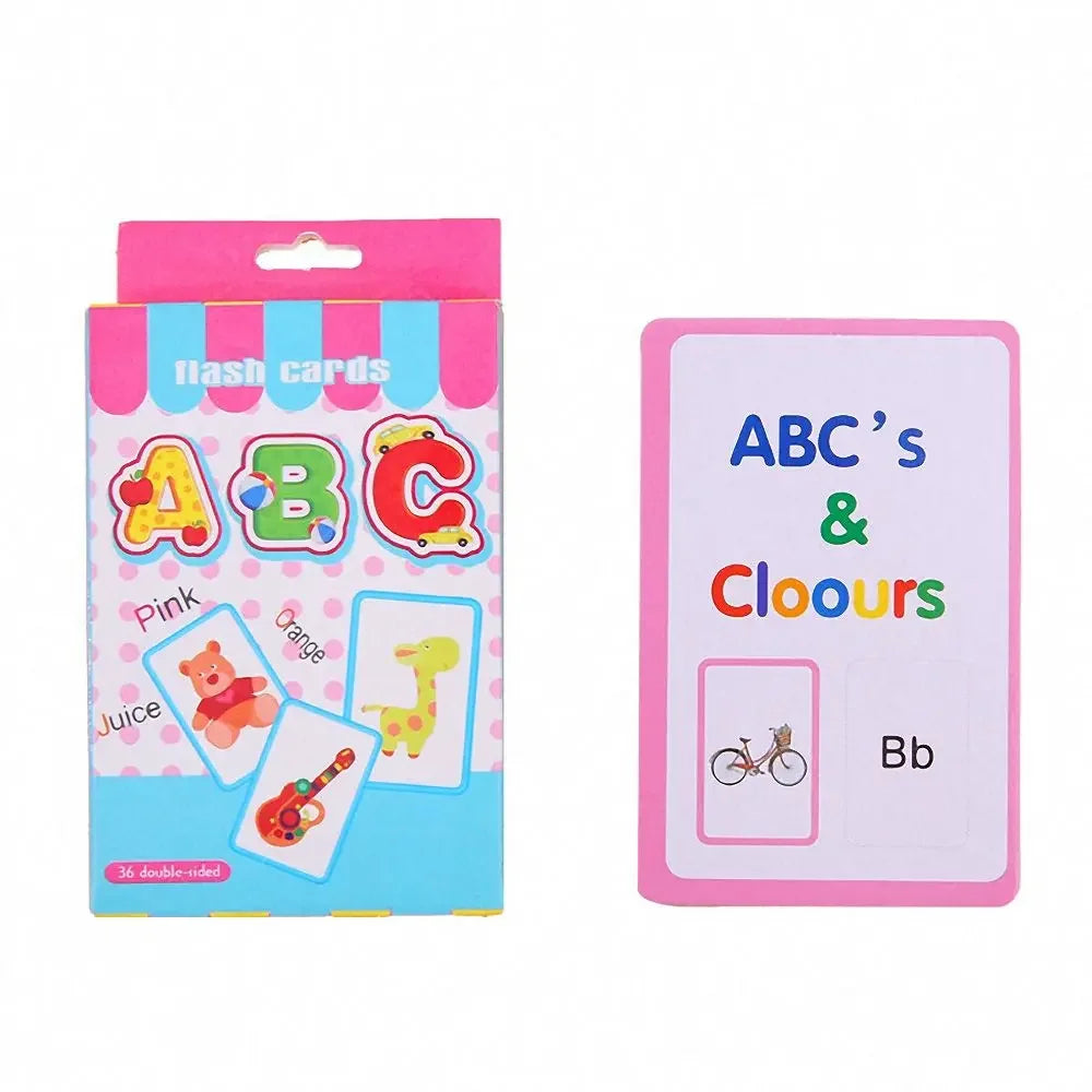 Baby Learning Cards Montessori Letter Number Flash Cards Kids Math Toy