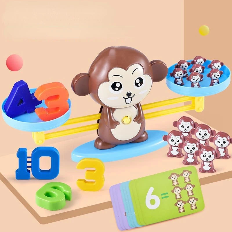 Smart Monkey Balance Scale - Educational Digital Math Toy for Kids

Output:
Smart Monkey Balance Scale - Interactive Math Learning Toy - ToylandEU