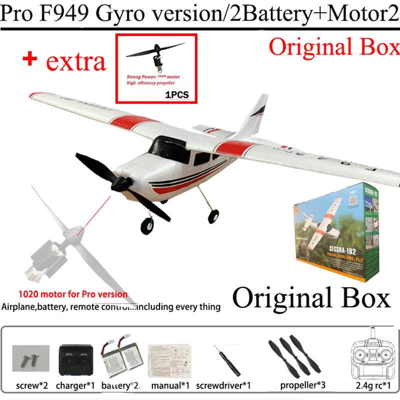WLtoys F949 2.4G 3D6G 3Ch RC Airplane Gyroscope RTF Upgrade - ToylandEU