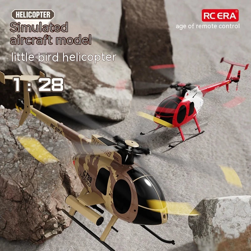 New Product 1:28 Kubing Ke C189 Remote Control Helicopter Md500 Dual Toyland EU