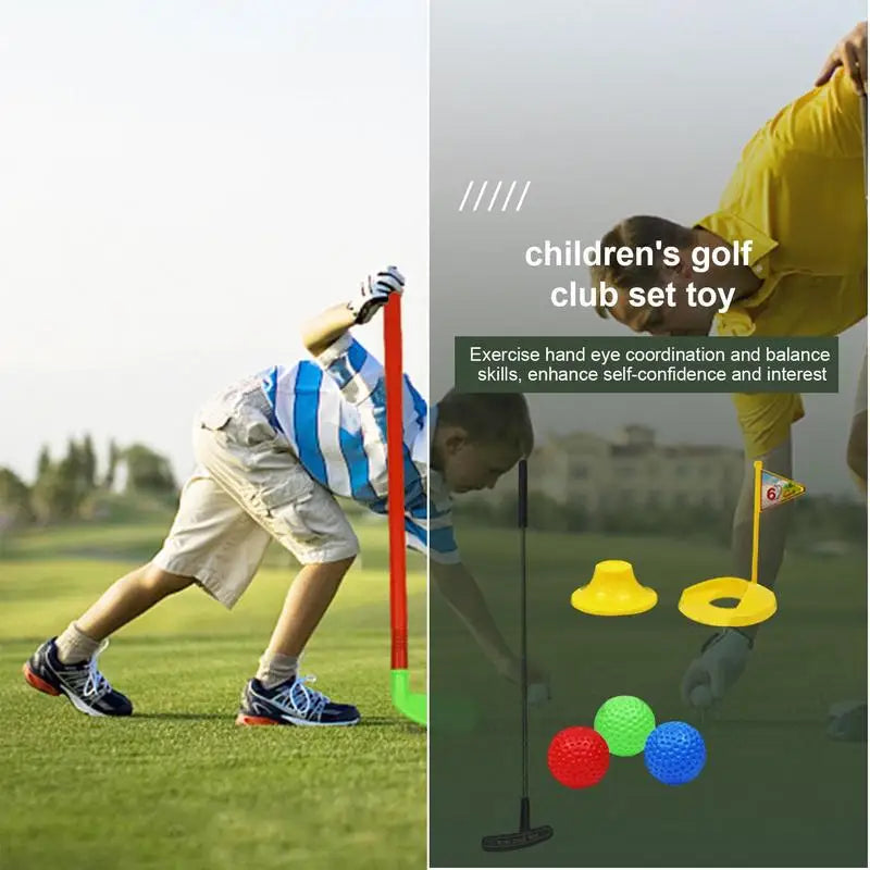 Kids Portable Golf Set with Golf Cart for Parent-Child Golfing Fun - ToylandEU